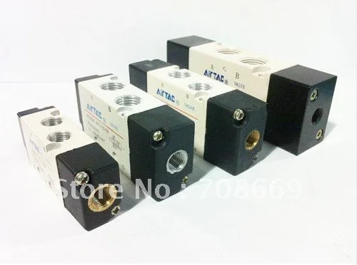 

1pcs 5 way 2 position 1/2" BSPT Single Air Piloted Pneumatic Valve 4A410-15