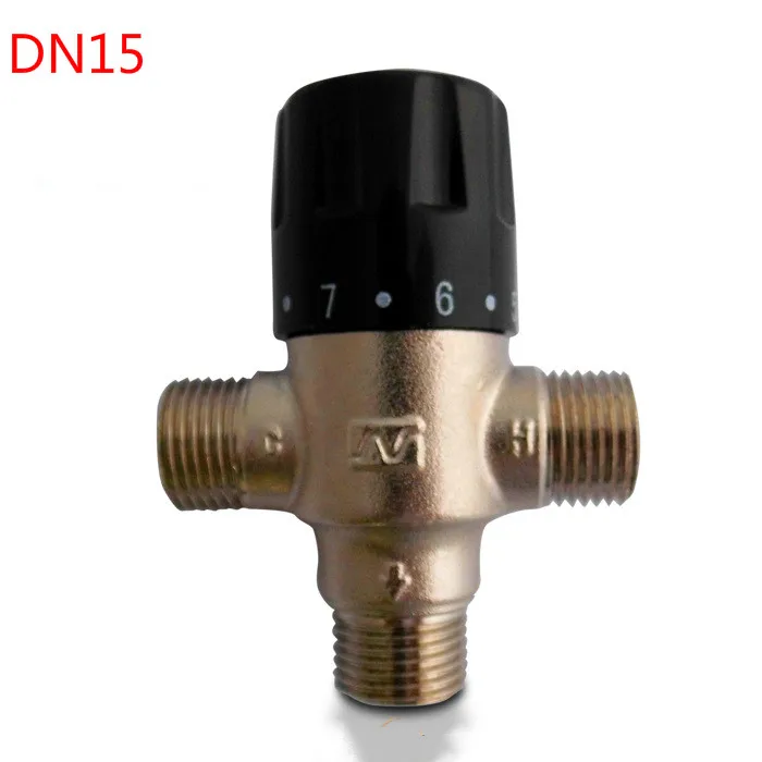 

Brass 1/2" DN15 pipe thermostatic mixer valve Water Temperature Control