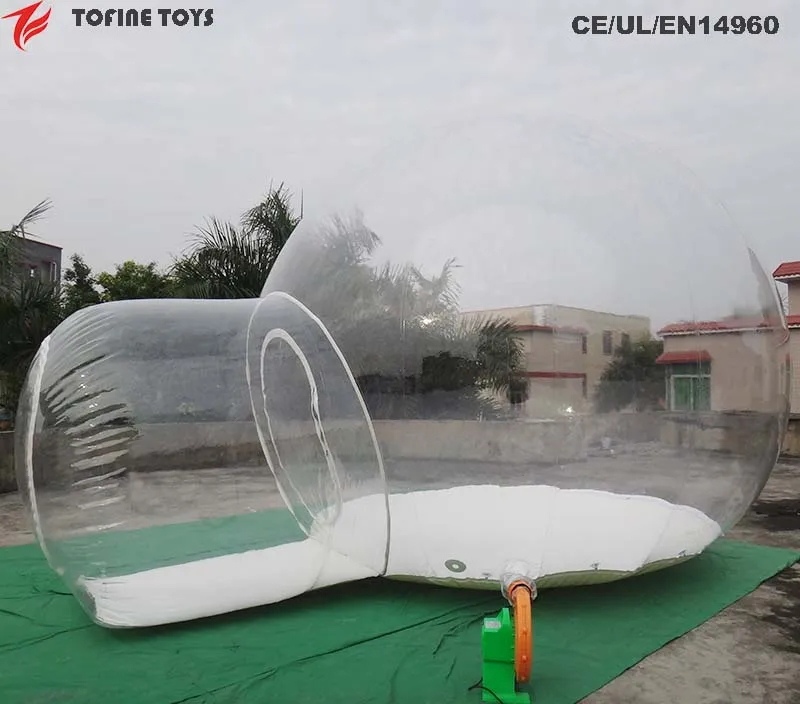 Free shipping inflatable clear bubble tent camping tent