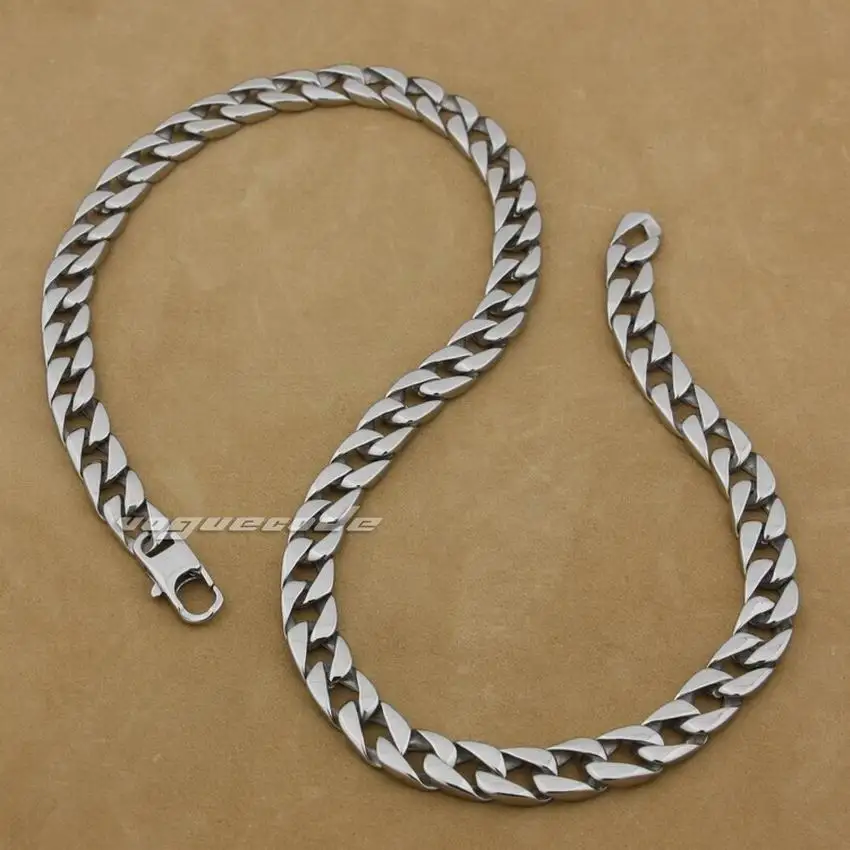 LINSION 316L Stainless Steel Mens Biker Necklace Chain 5A002N Length 18 to 36 Inches Available