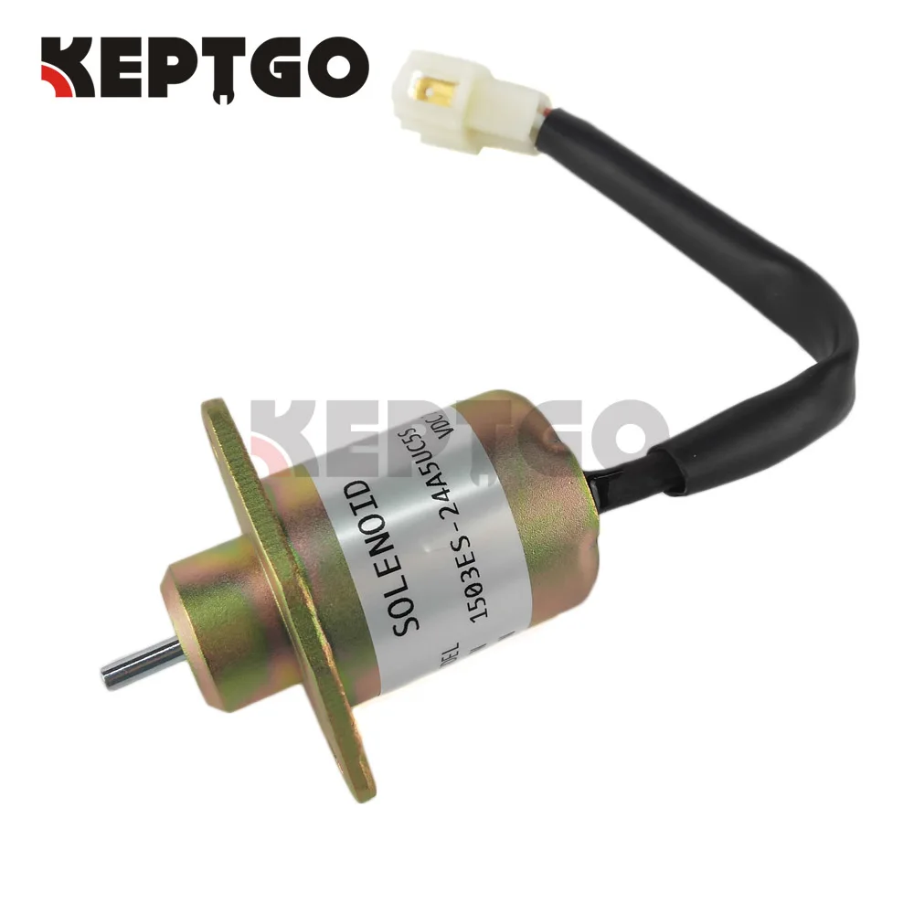 24V SA-4567-T 1503ES-24A5UC5S Fuel Shutoff Stop Solenoid For Kubota