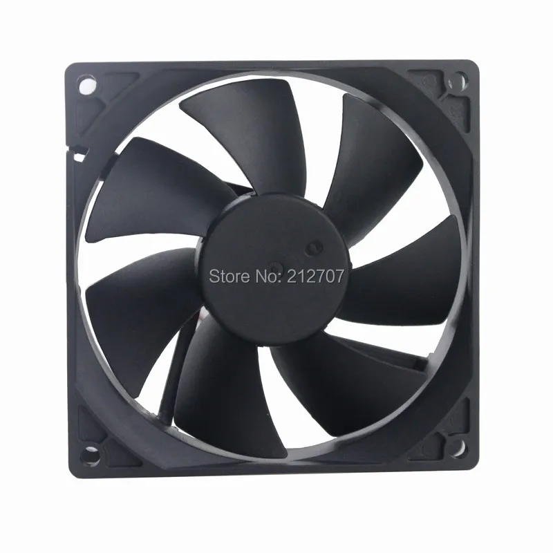 Gdstime 92mm x 25mm DC 12V 2Pin Ball Bearing Computer Cooling Fan for PC Case CPU Cooler