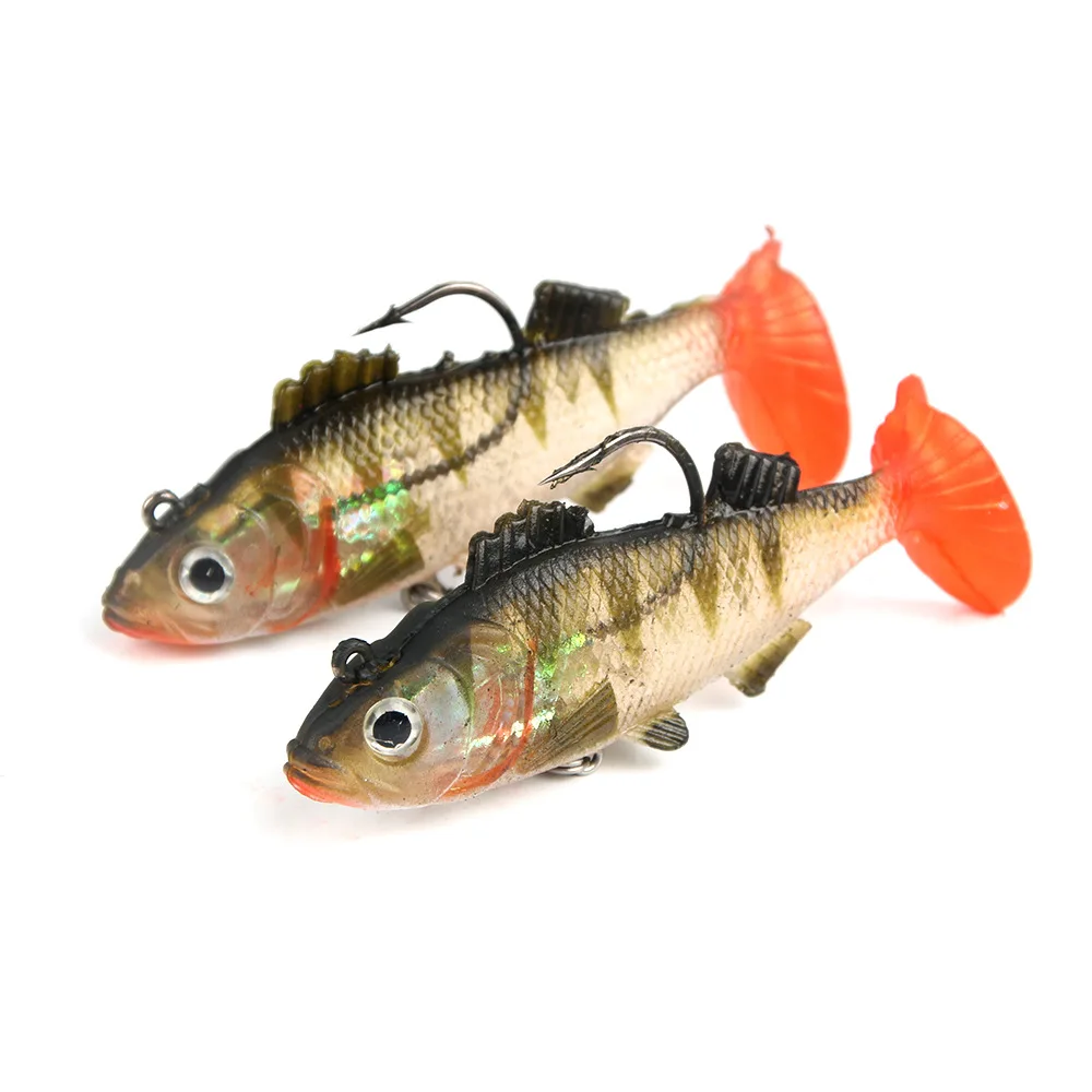 2019 new 9cm/19g soft fishing lure lead sinking fish sea  bionic bait wholesale dropping shipping