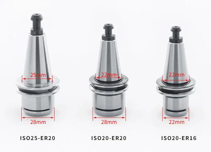 Soporte de herramienta para fresadora CNC ISO20-ER16-35MS G2.5 25000-50000 RPM de alta calidad