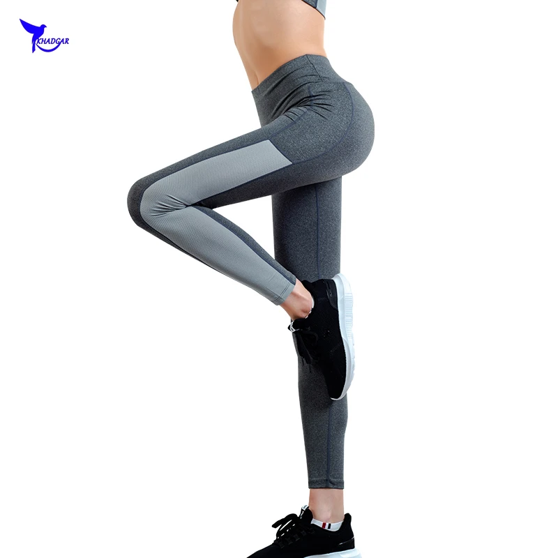 

High Elastic Quick Drying Women Yoga Pants With Pockets 2019 Sport Leggings Jogging Workout Running Tights Gym Fitness Trousers