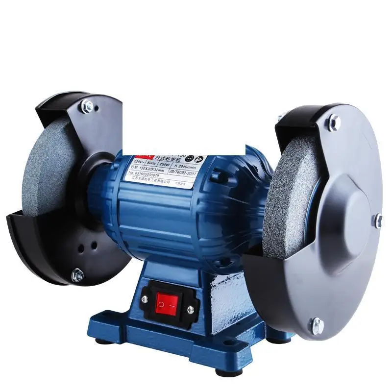 high Quality 150mm Bench Grinder 220v 250w Disc Grinder For Metal 150x20x32mm