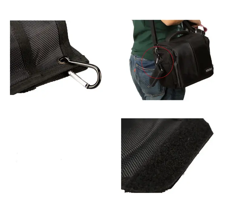 Pro Fixed Portable Convenient Waist Bag Pouch Case For Supporting DSLR Camera Monopod Tripod