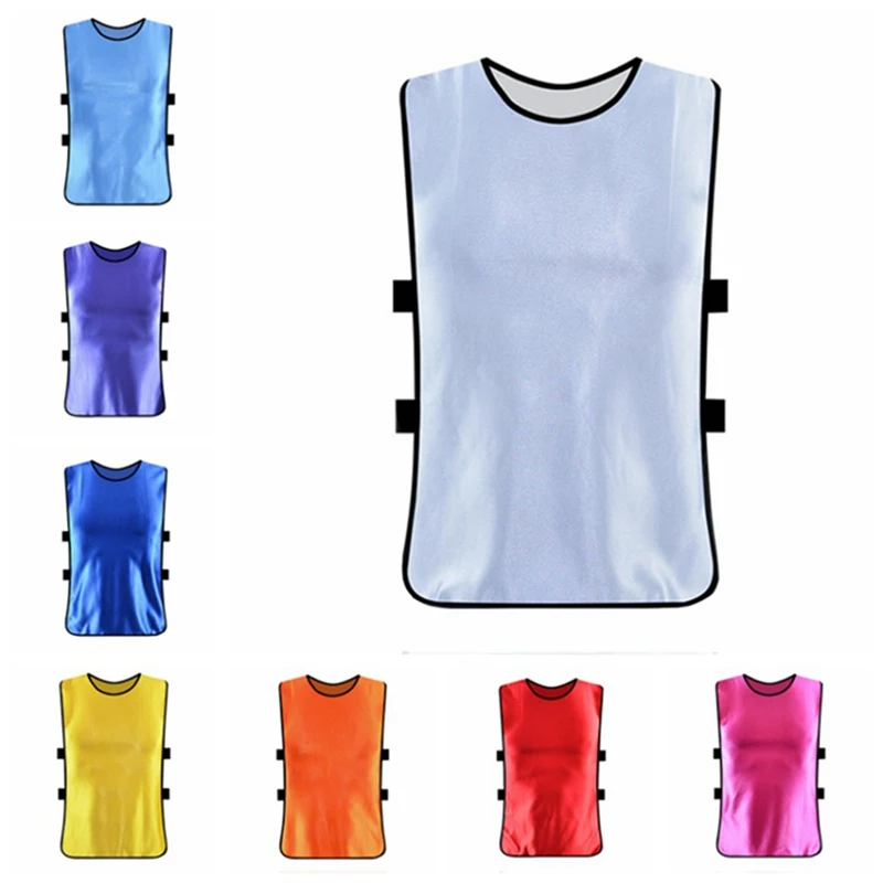 Adult Children Kid Team Sports Football Soccer Training Pinnies Jerseys Quick-dry Breathable Gym Training Bib Vest