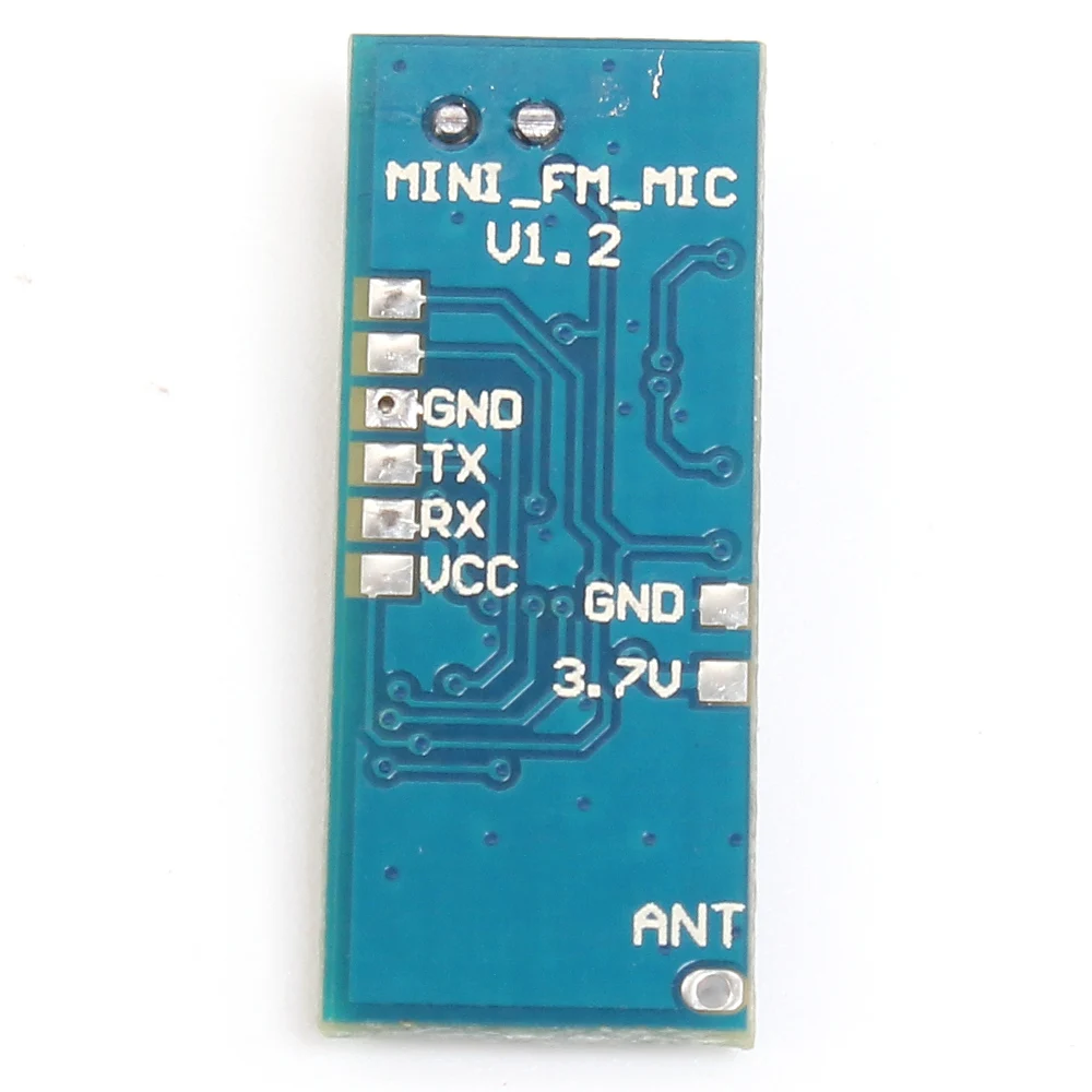 Mini FM Transmitter Module 76.0MHz-108.0MHz Single Channel Wireless Microphone Transmit Board Adjustable Sensitivity PLL DC 3-5V