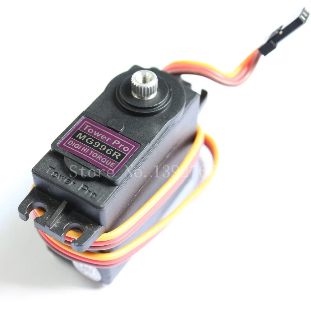 Torre Original Pro MG996R Servo Digital de alto Torque, engranaje de Metal de 55g con rodamiento para Robot teledirigido, coche, helicóptero, avión teledirigido, 2 uds.