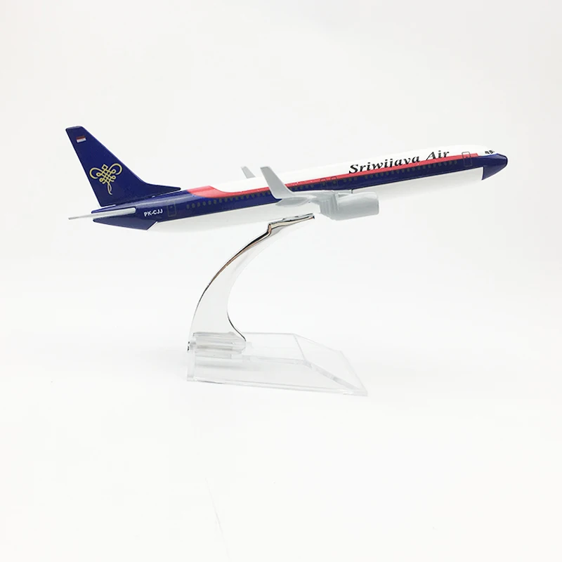 Sriwijaya Air Aeroplane model Boeing 737 airplane 16CM Metal alloy diecast 1:400 airplane model toy for children Free shipping