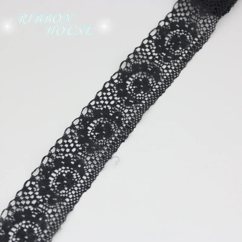 (10 yards/roll) 40mm white lace fabric Webbing Decoration Love gift packing Material rolls