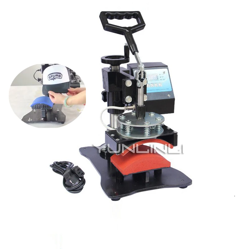 

220v/110v Hat Cap Printing Machine Heat Press Machine For Printing Hat Digital Grilled Hot-caps Hat Cap Printing Machine