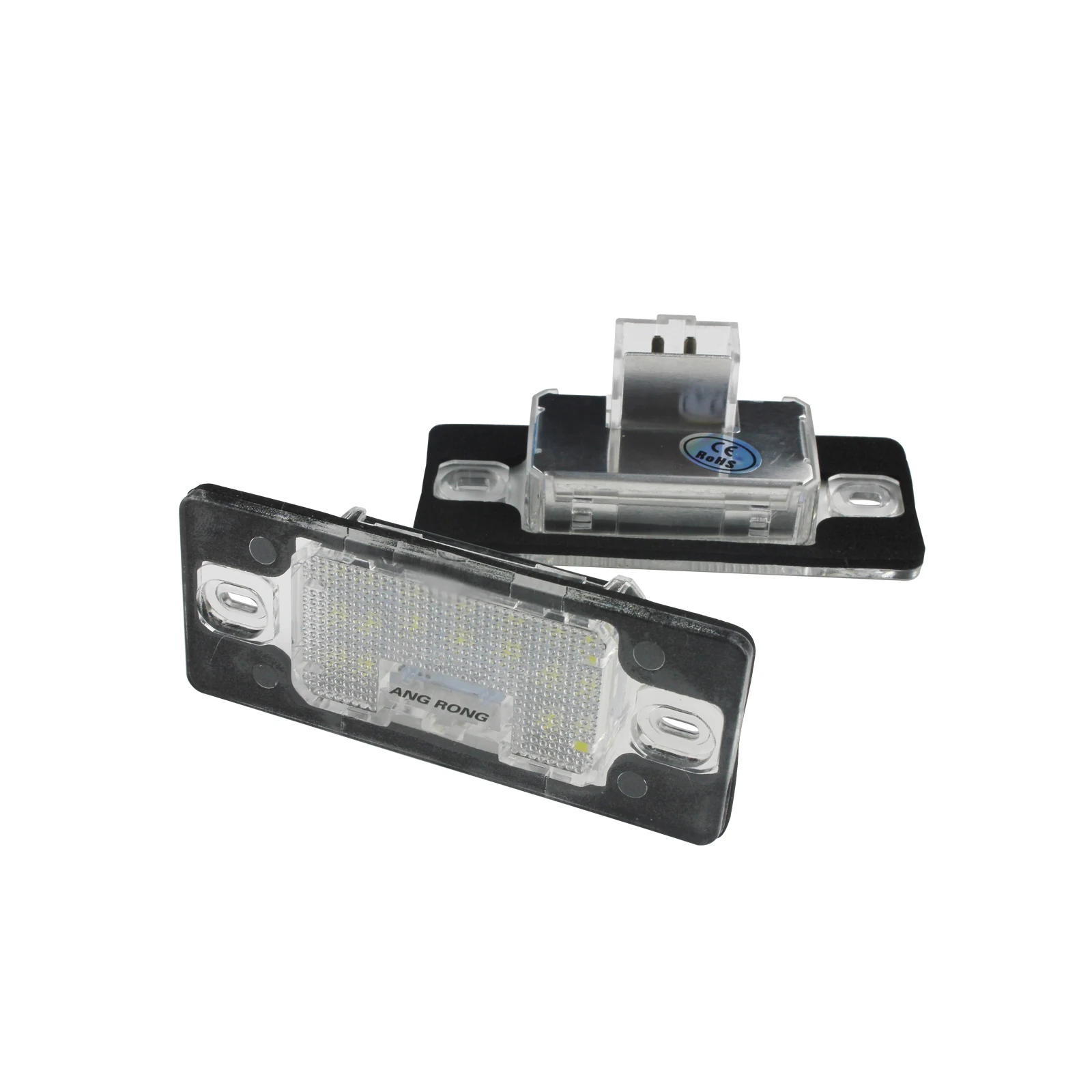 ANGRONG 2x LED Licence Number Plate Lamp For VW Touareg 7L Passat B5.5 TT Canbus Cayenne 955