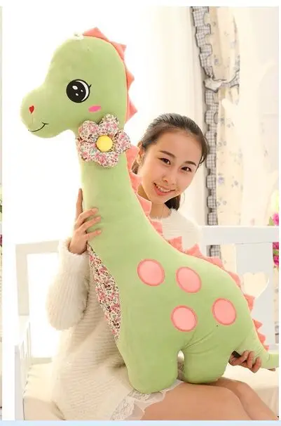 

big light green lovely dinosaur toy new plush dinosaur pillow doll gift about 100cm 0055