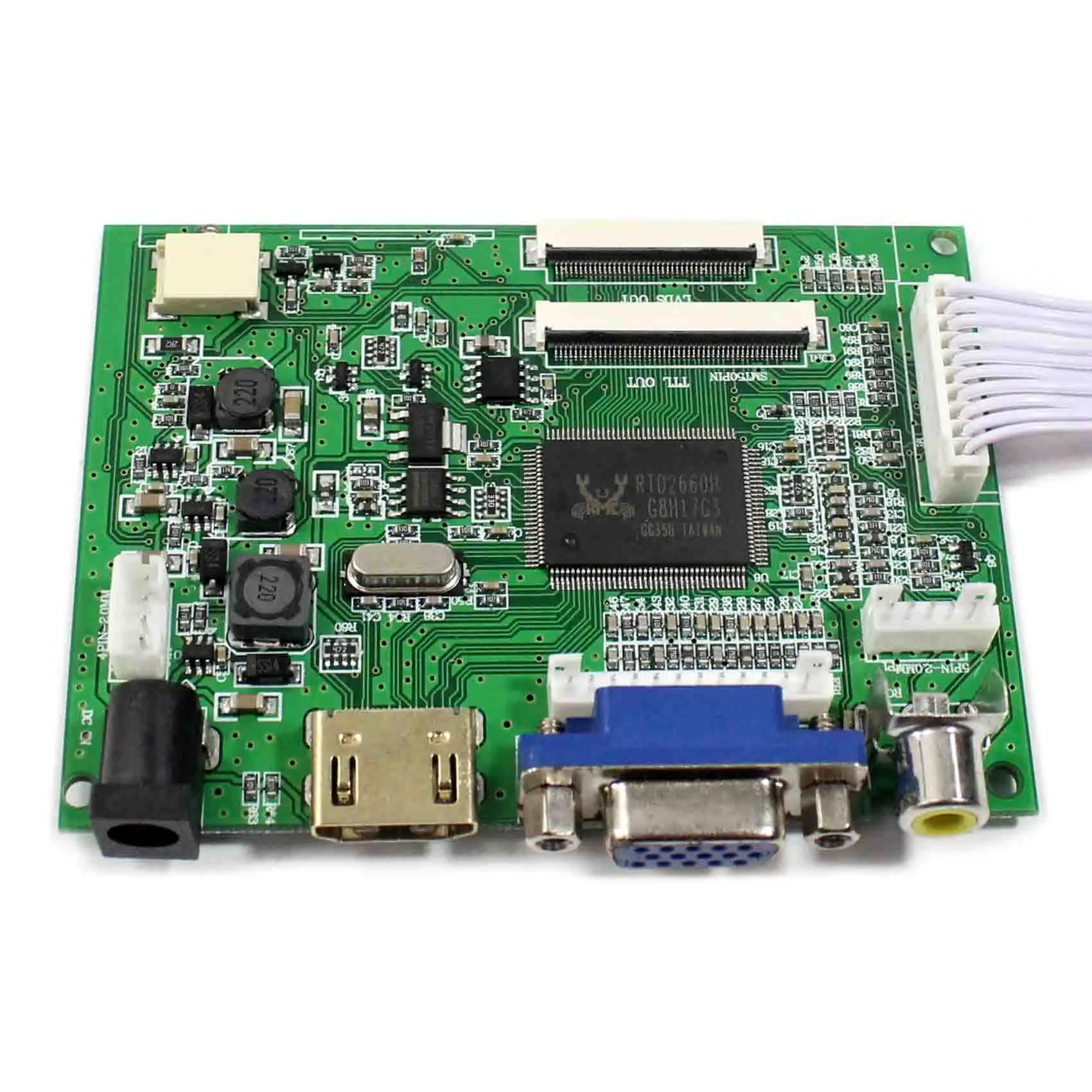 Płyta kontrolera LCD HD MI + VGA + 2AV do panelu LCD EJ080NA-04C HJ080IA-01E 1024x768