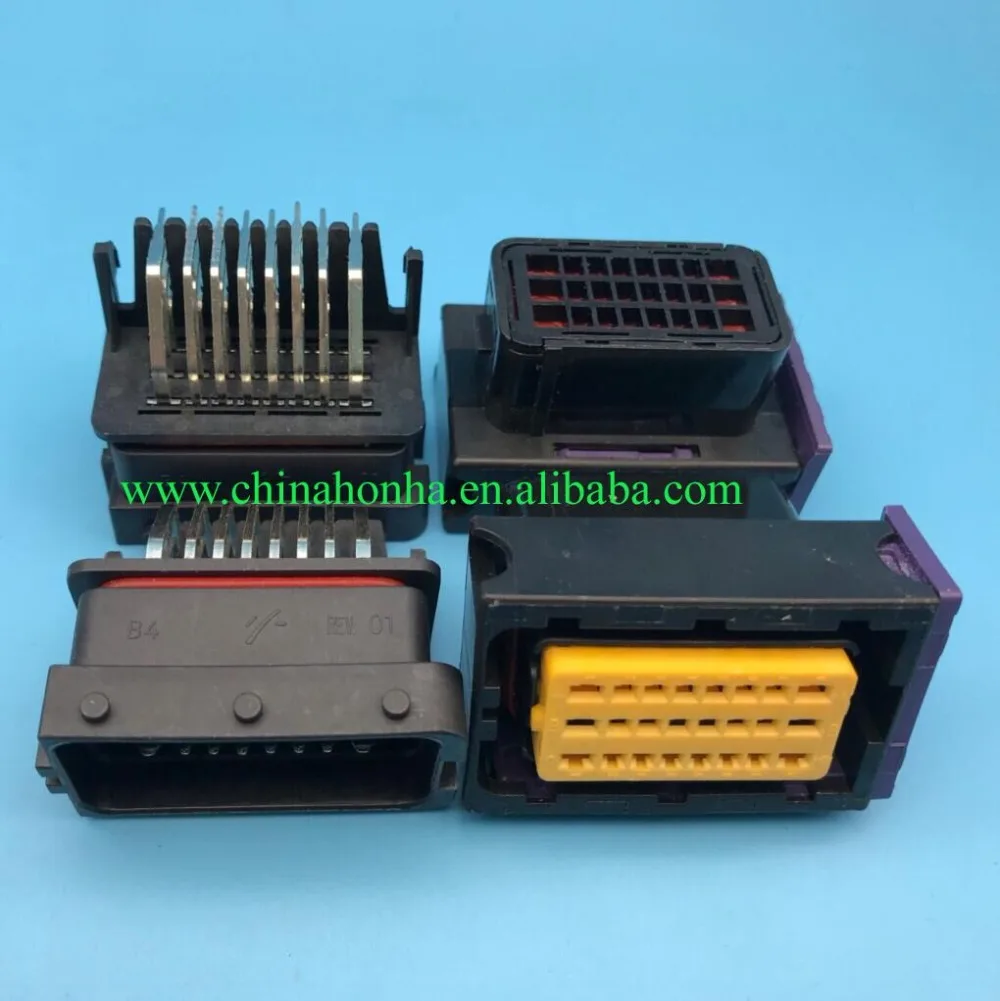 

1/2/5/10/20 pcs/lots FCI ECU Connector 24 Pin 24 Way Male And Female Housing Sealed Plug Socket 211PC249S8005/211PC249S8005