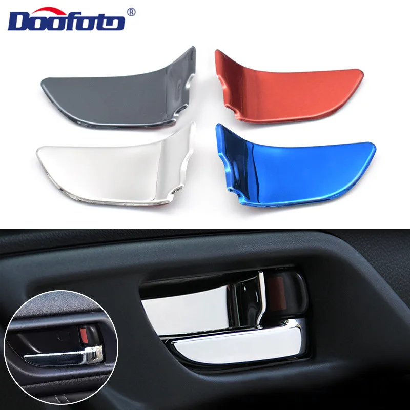 4pcs Car Door Handle Bowl Cover Protection Sticker For Subaru Forester Outback Legacy XV BRZ WRX Forester Xv Impreza STI