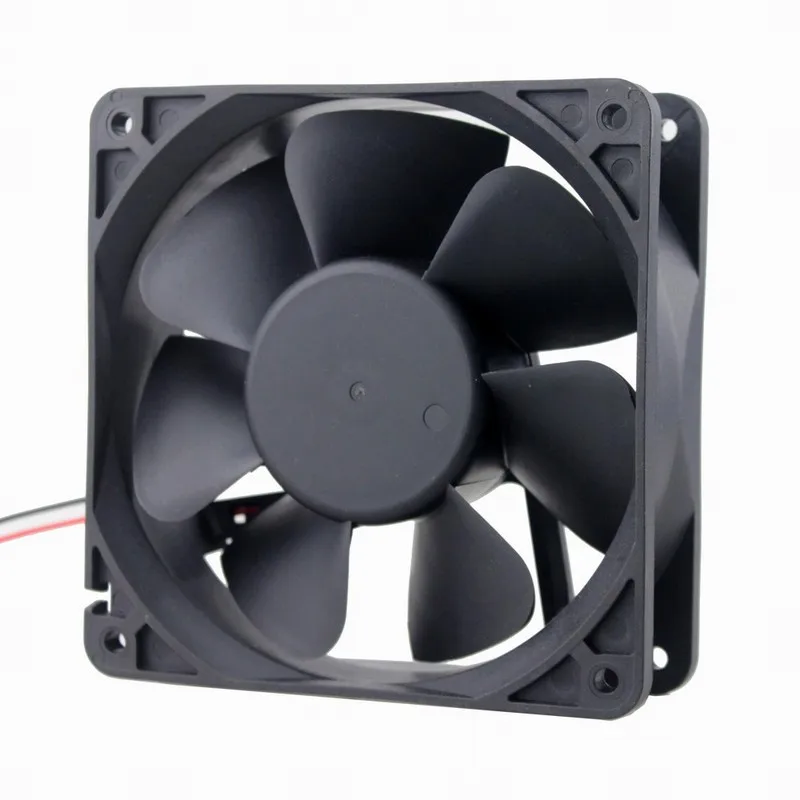 Gdstime 10 Pcs DC 24V 120*120*38mm 12cm Ball Bearing PC Case CPU Cooling Fan 120mm x 38mm Big Cooler 12038 0.35A 3000RPM 2Pin