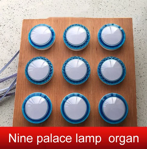 

Diy escape party Takagism game real life escape room Product game props Nine palace lantern press the button to control lock