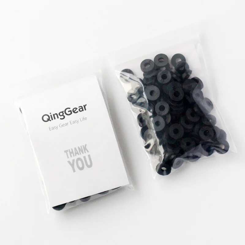 Imagem -06 - Rubber Washer Belt Clip Kydex Bainha Holster Washer Hand Tool Parts 100 Pcs