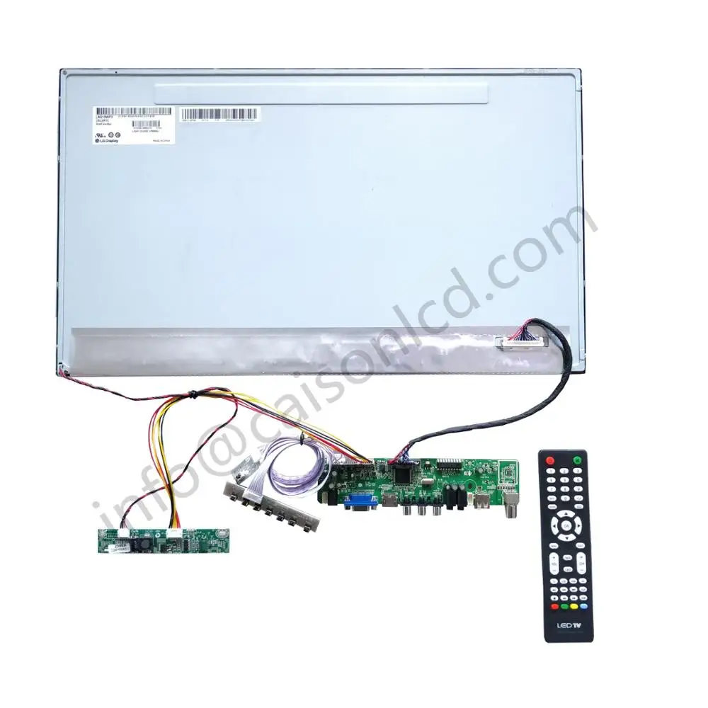 VGA +AV  LCD TV  board +21.5 INCH LCD PANEL with 1920*1080  LM215WF3-SLK1  +LVDS cable +OSD keypad  +Remote control