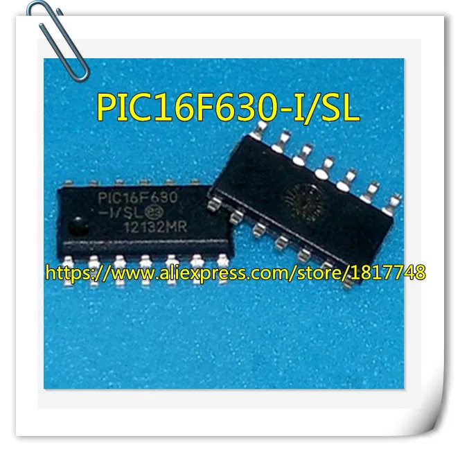 10PCS/LOT PIC16F630-I/SL PIC16F630 16F630 PIC16F630I SOP14 MICROCHIP Brand new original orders are welcome