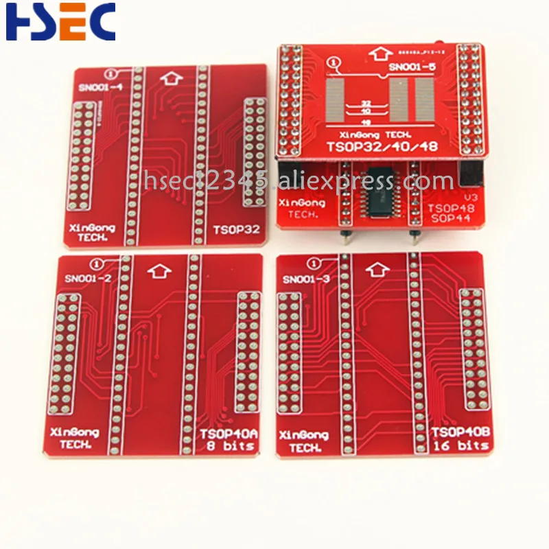 8pcs Original V3 TSOP48/40/32 socket SOP44 /56 adapter of XGecu