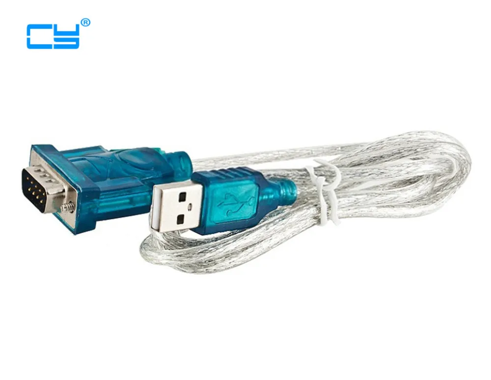 USB To RS232 D-SUB DB 9Pin SERIAL Port Connecting Cable Adapter w/ driver 1m 100cm USB 2.0 To RS 232