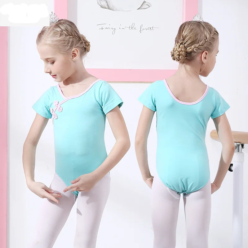 Girls Ballerina Cotton Ballet Dance Costume Gymnastics Leotard for Children Bodysuits Dancing Clothes Kids Clothing Dancer Wear