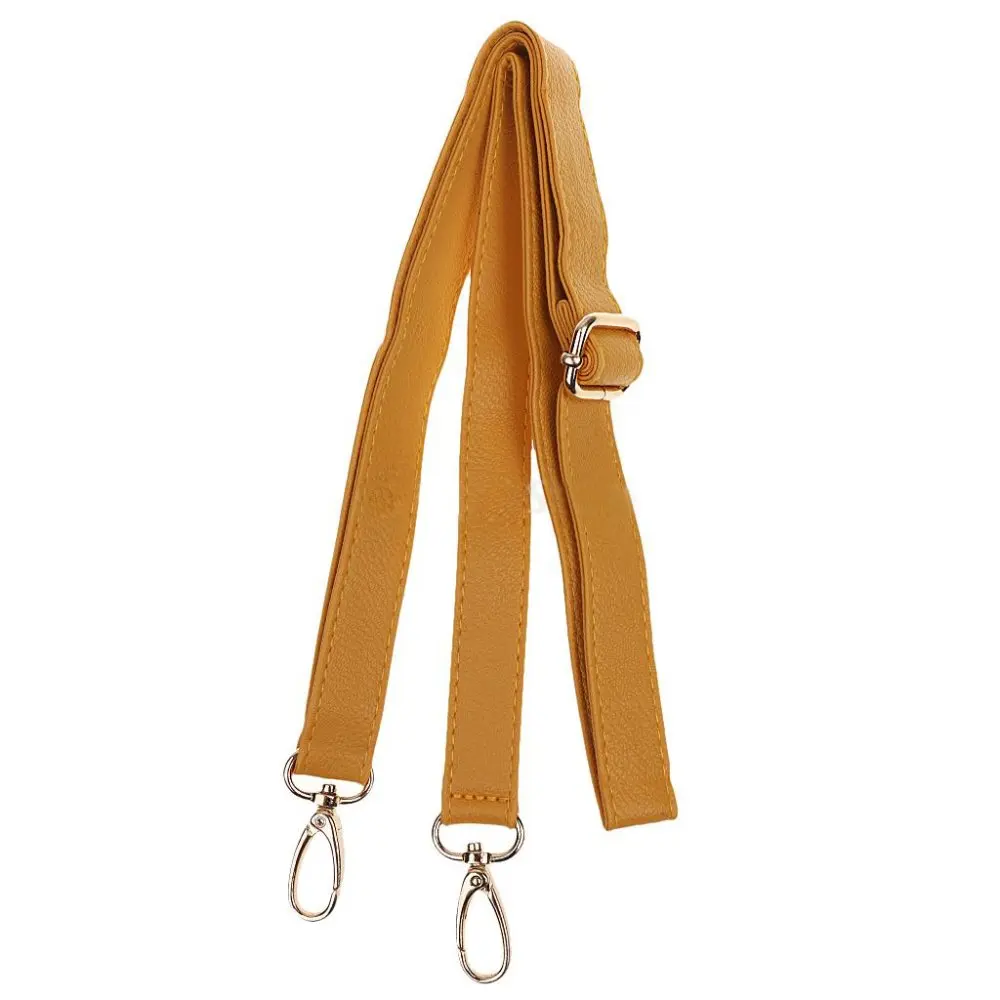 Bag Handle Replacement 120cm Detachable Bags Strap Women Girls Adjustable Leather Shoulder Bag Part Accessories Gold Buckle Belt