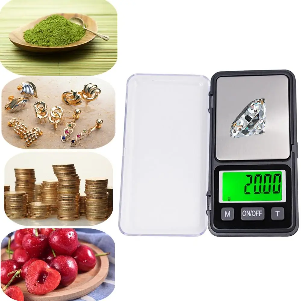 500g 0.01g Mini Digital Jewelry Scale Portable Electronic Digital Pocket Balance Weight Weighing Scales with LCD display 20%off