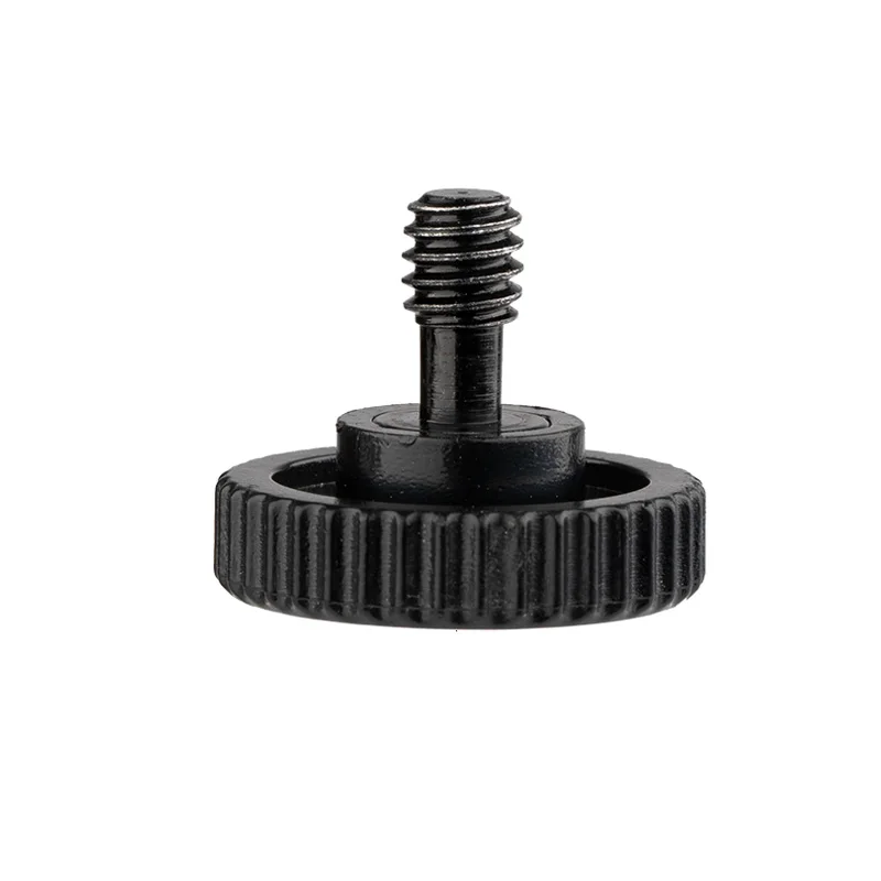 Adaptateur de vis noir 1/4 mâle à 1/4 femelle pour trépied d'appareil photo, support de Type L, meilleure Promotion Offre Spéciale