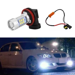 1x 매우 밝은 H8 H11 LED 안개 전구 램프 오류 없음 BMW E63 E64 E90 E91 E92 E93 328i 328xi X5 E53 E70 E46 325i