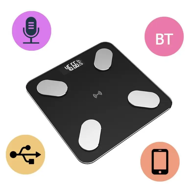 Sale Bathroom scale Smart Scales Household Premium Support Bluetooth APP Fat Percentage Digital Body Fat Weighing Scale P gason