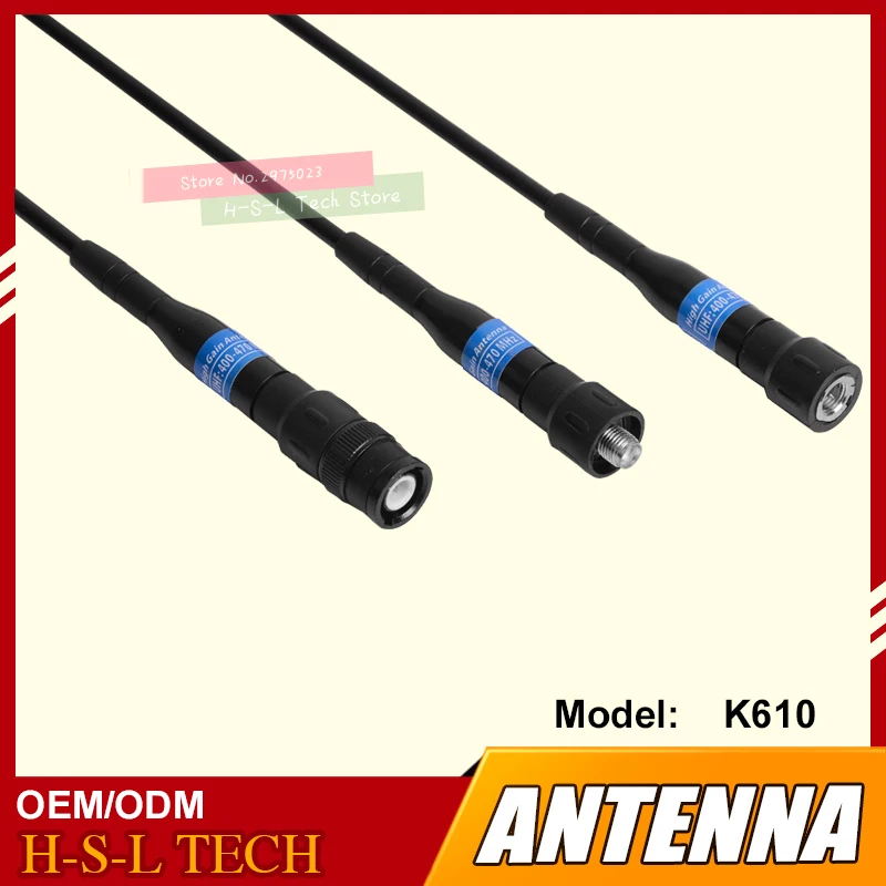 5PCS Two Way Radio Antenna 144/430MHZ Walkie Talkie Antenna VHF/UHF SMA-Female For Handheld Radio Baofeng 888S UV-5R UV-82 UV-6