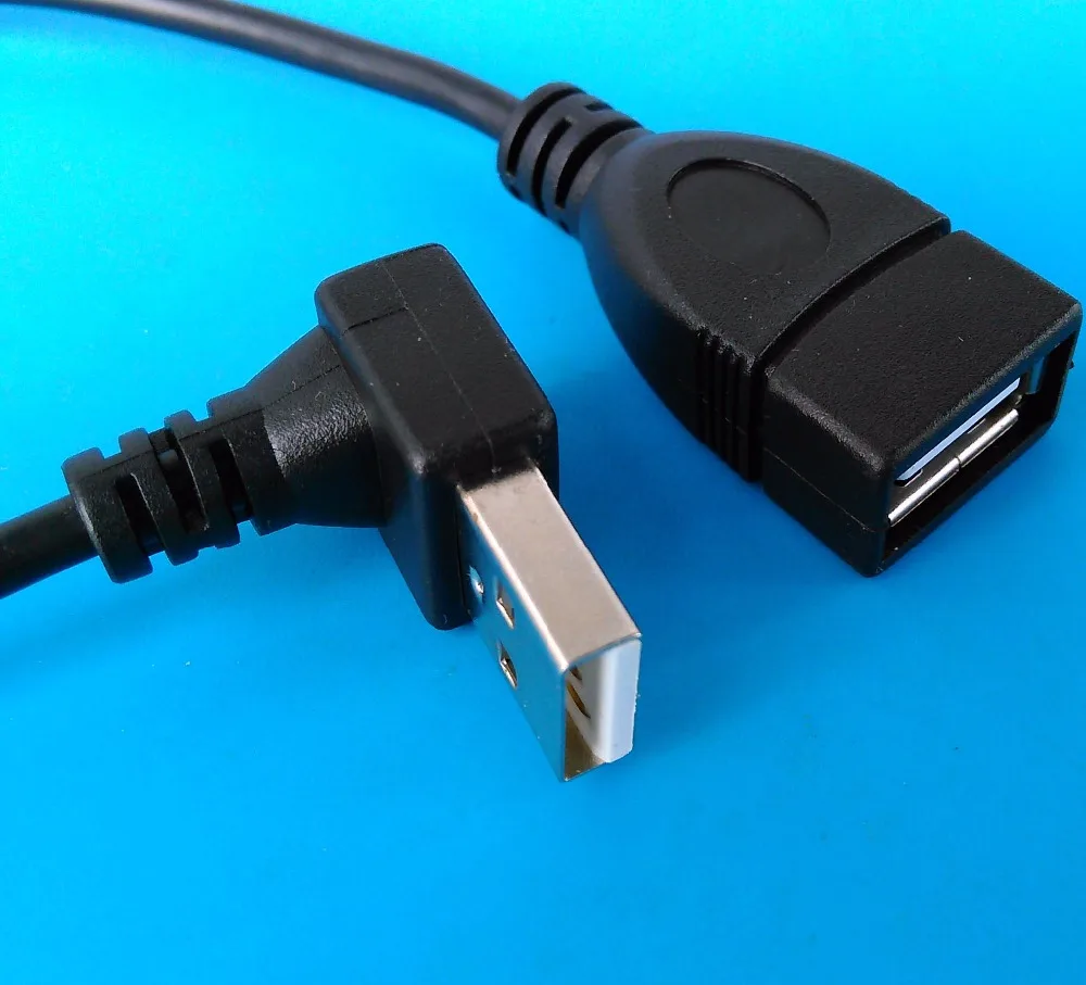 Up Angled Elbow L Shange USB Exntesion Cable