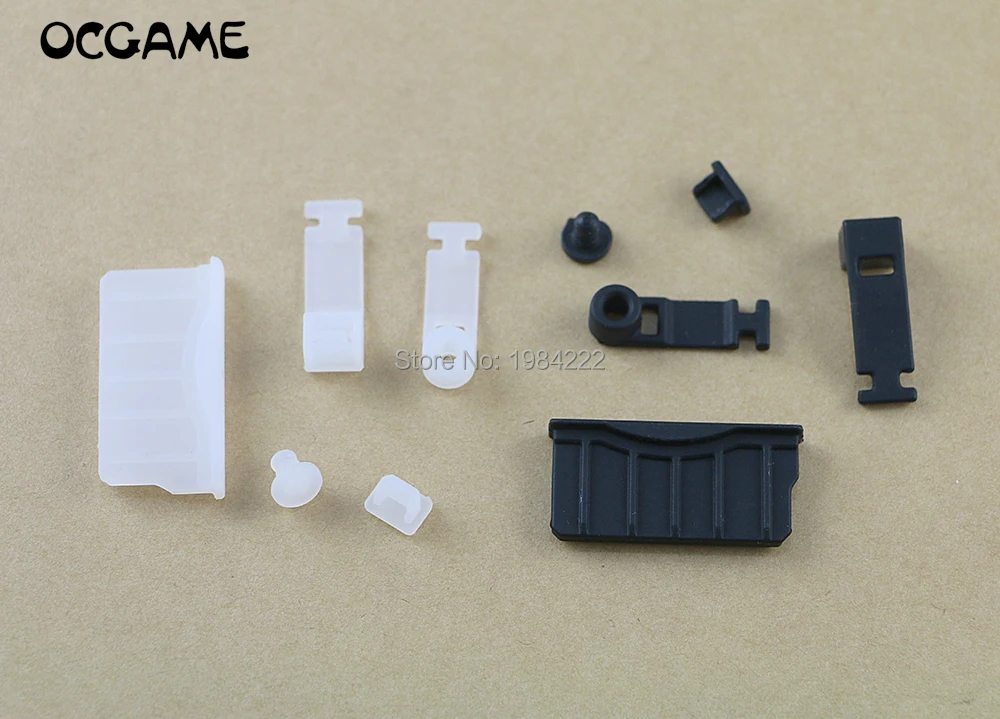 

OCGAME 2 комплекта/лот, черные и белые мягкие силиконовые заглушки от пыли, ударопрочные пылезащитные чехлы для 3DS, 3DSXL, NEW 3DS, NEW 3DSXL