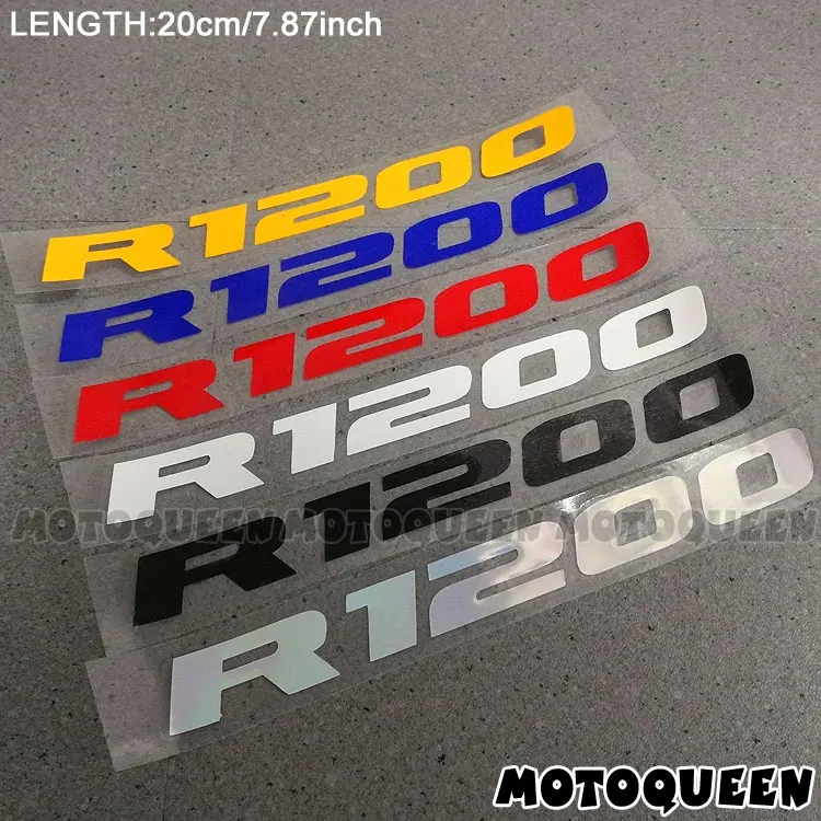2X Motorcycle body Wheels Fairing Helmet Tank Pad decoration Label reflective Stickers Motorbike Decals For R1200 GS