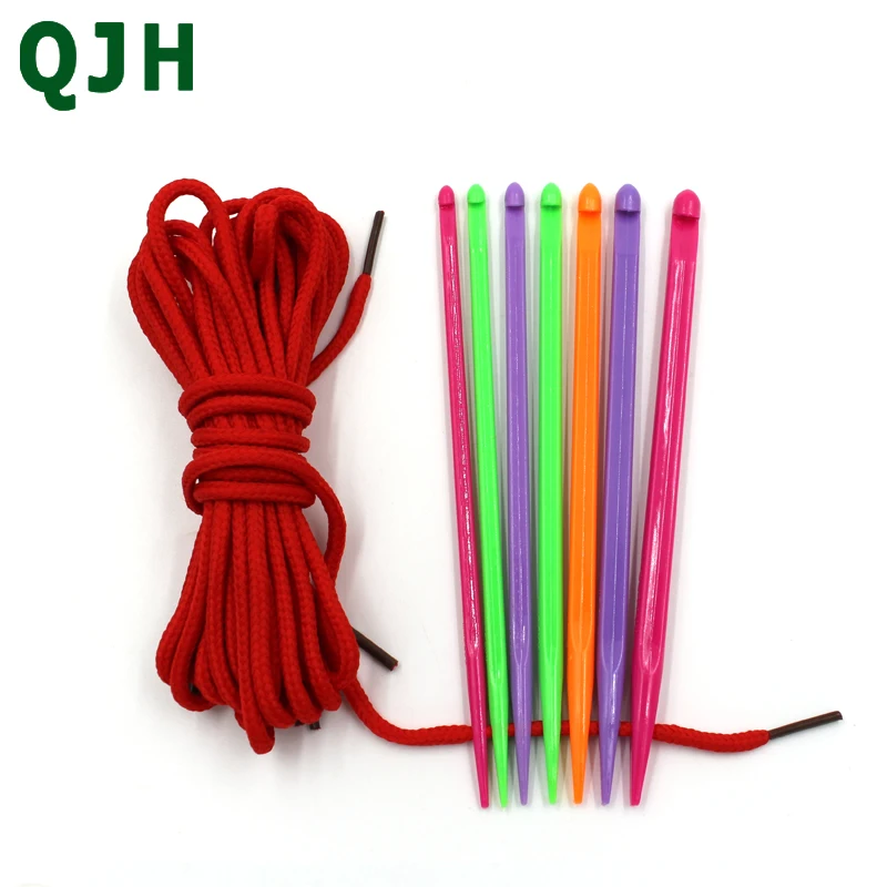 

7pcs/set Weaving Tools Yarn Wool Cord Weaving Tool Crochet Hook DIY Process Wool Knitting Needle Tool