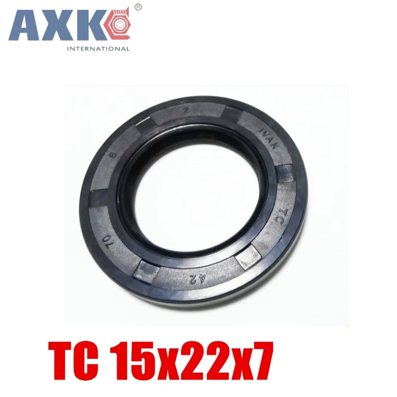 

10pcs AXK 15x22x7 KC15x22x7 NBR Skeleton Oil Seal 15x22x7 Seals AXK high-quality Seals 15*22*7 Radial shaft seals