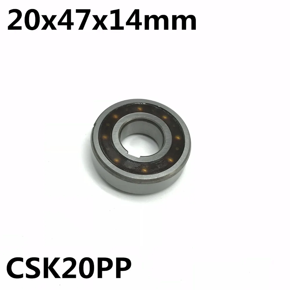 

CSK20 CSK20PP 20x47x14mm 6204PP One Way Bearing With Keyway Sprag Freewheel Backstop Clutch Free shipping