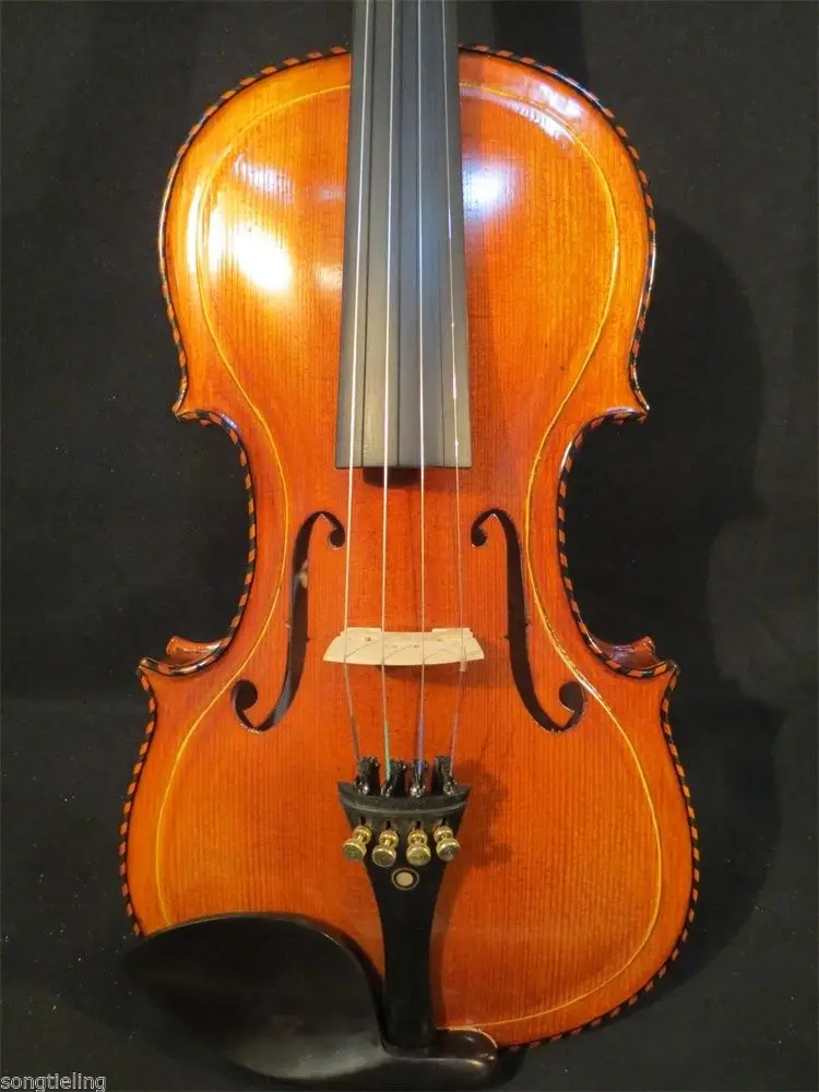 Strad Style SONG Brand master inlaid violin 4/4 of concert #10224