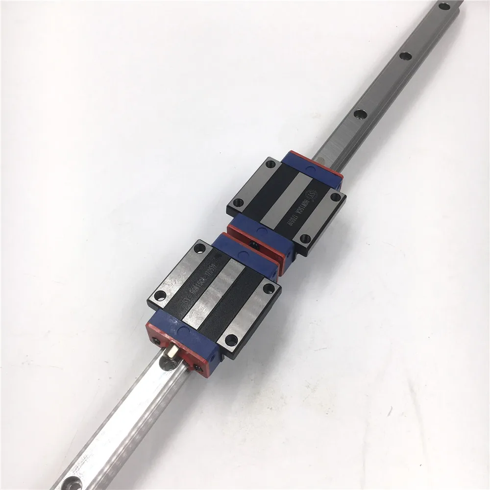 15mm L=1200mm Linear Motion Rail HGR15 + 2pcs Long Linear Carriage Rail Block HGW15CC for CNC XYZ Axis 3D Printer Replace HIWIN