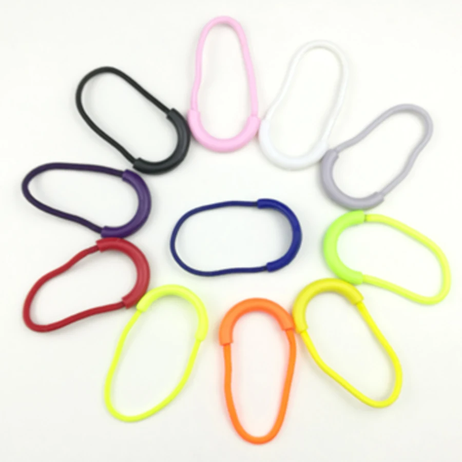 11pcs U Shape Colorful Silicone Rubber Zipper Pull Ropes Zip Puller Fastener Backpack Luggage For DIY Clothing Accessories