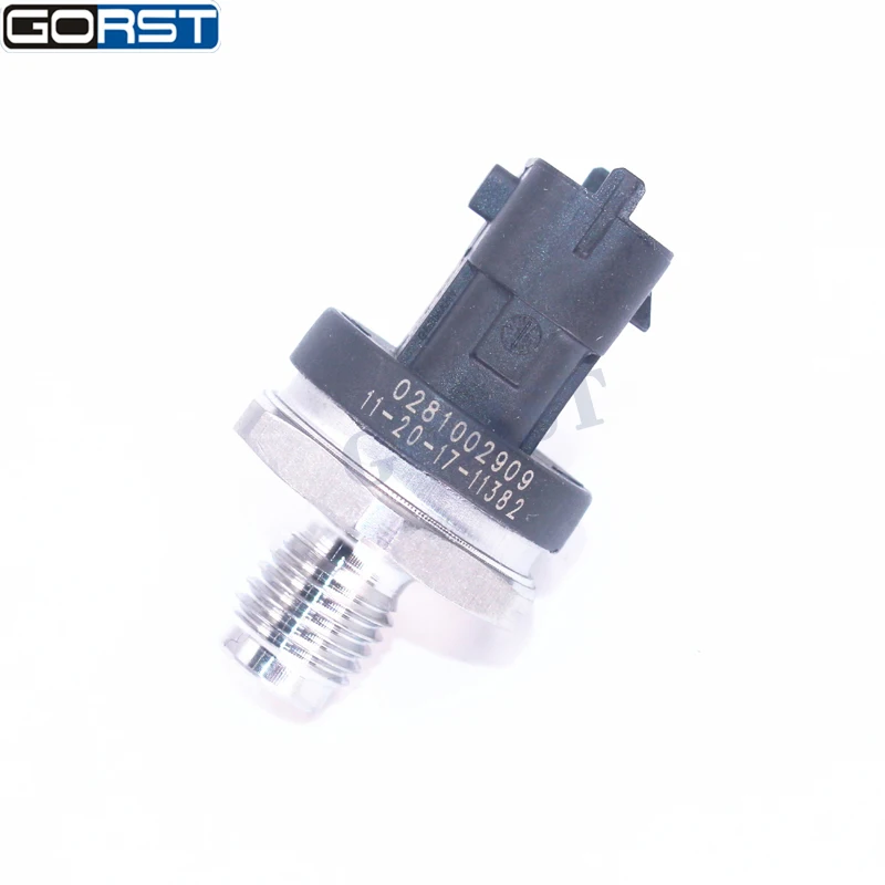 GORST New Fuel Common Rail Pressure Sensor For Hyundai Tucson Elantra Santa Trajet KIA Carens Sportage Xtrek 2.0 CRDi 0281002909