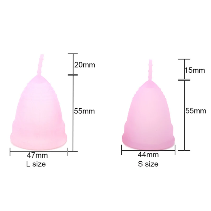 1 PC Reusable Feminine Menstrual Cup Silicone Medical Women\'s Hygiene Lady Cup Coppetta Mestruale Coupe Menstruelle Medical