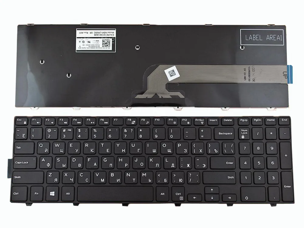 

New RU Russian Keyboard For Dell Inspiron 15-5000 Series 5547 5521 5542 Win8 Repair Notebook Replacement keyboards