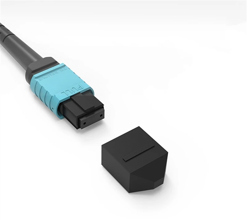 MPO เส้นใย patchcord หญิงประเภท B 24 core 40G สาย OM3 aqua สี 2m 3m 5m 10m 15m 20mtr ftth จัมเปอร์ไฟเบอร์ออปติก ELINK