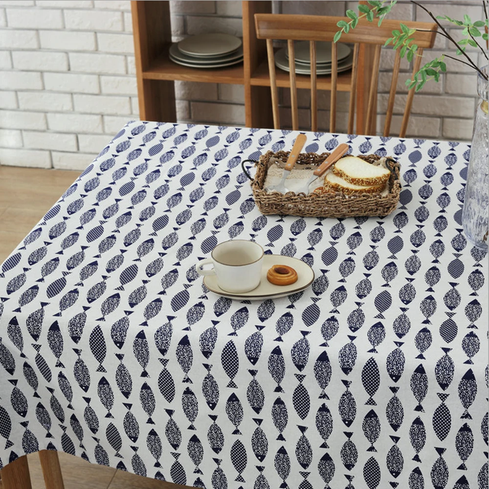 Cotton Linen Printing Tablecloth, Household Personality, European Dining Table Cloth, Home Textile Products, New